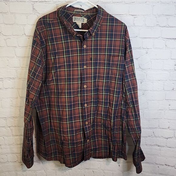 Men's Duluth Trading Co "untucked" slim fit longsleeve shirt, size XXL - Picture 1 of 3